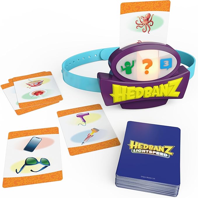 Juego de mesa Spin Master Hedbanz Lightspeed
