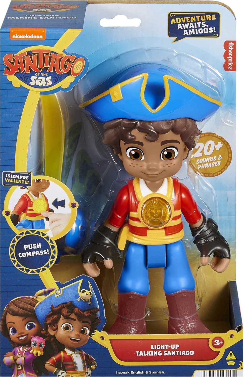 Figura de Santiago parlante con luz - Nickelodeon