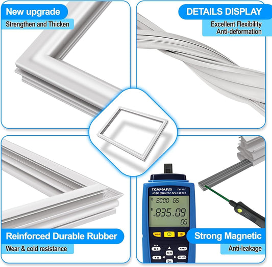 Junta Magnética para Puerta de Congelador 242193203 – Repuesto Universal Frigidaire/Kenmore