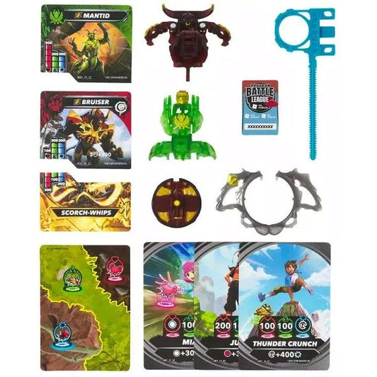 Figuras de Mantid y Bruiser - Bakugan