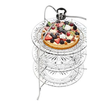 Soporte de Servicio 3 Niveles – Cristal Elegante