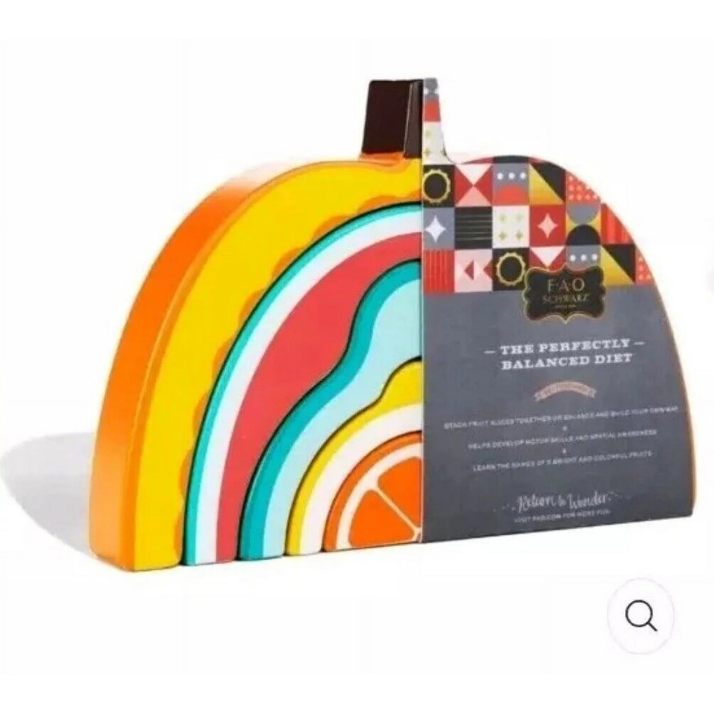 Juego de construcción de rompecabezas de madera - Fao Schwarz