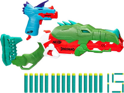 Nerf DinoSquad Combo Pack – Lanzador Motorizado + 15 Dardos Nerf