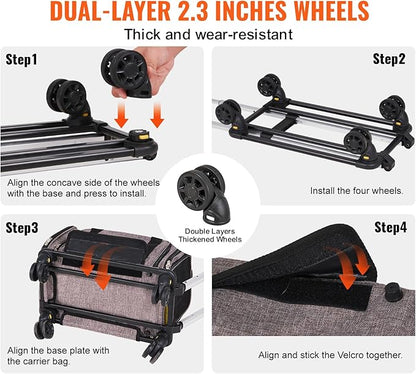 Transportador Expandible para Mascotas Aprobado por Aerolíneas – Con Ruedas