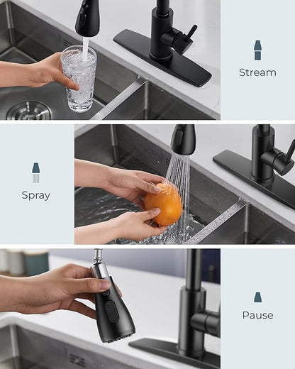 Grifo de fregadero de acero inoxidable para cocina