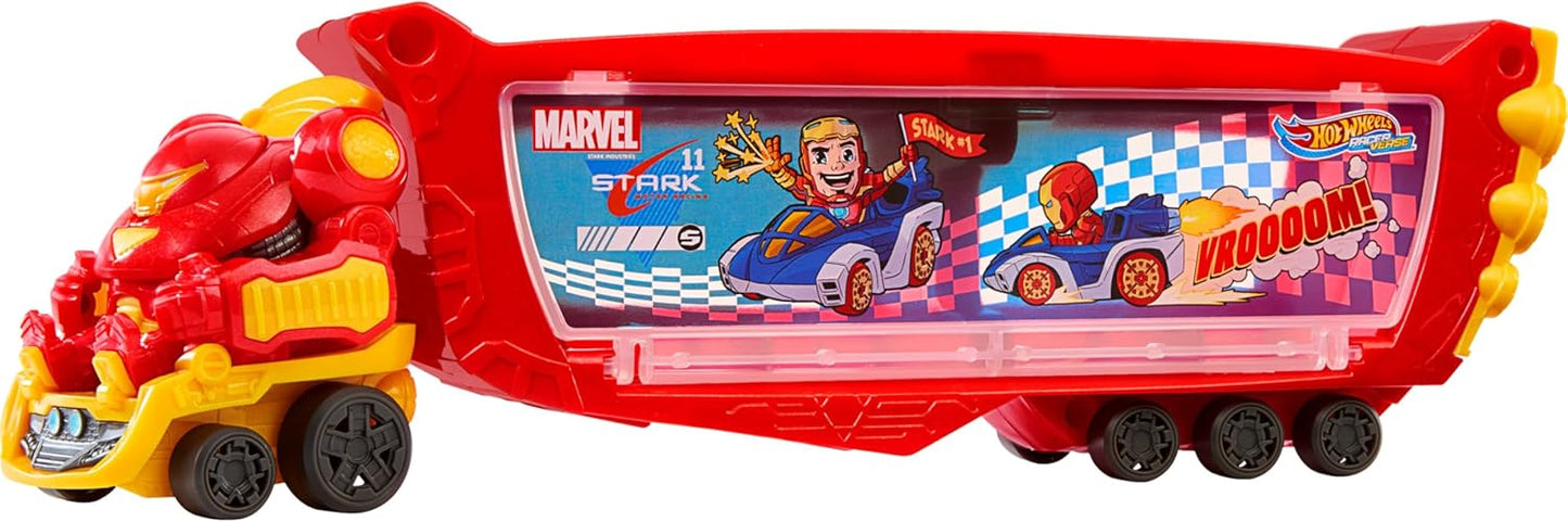 Vehículos de juguete Marvel “Hulkbuster Hauler” - Hot Wheels