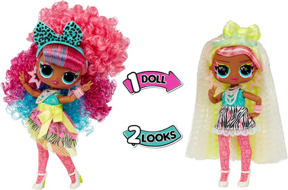 L.O.L. Surprise Tweens “Curls-2-Crimps” Cora – Muñeca Intercambiable con 20+ Sorpresas