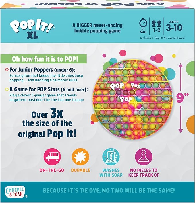 Pop It! XL Rainbow - Chuckle & Roar