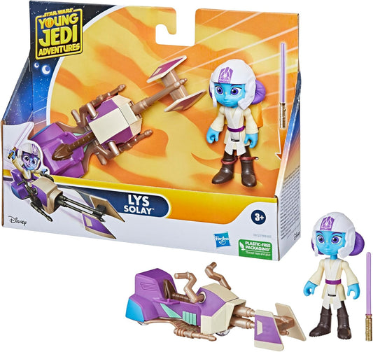 Set de Figuras “Lys Solay & Speeder Bicicleta Vehículo” - Star Wars Young Jedi Adventures