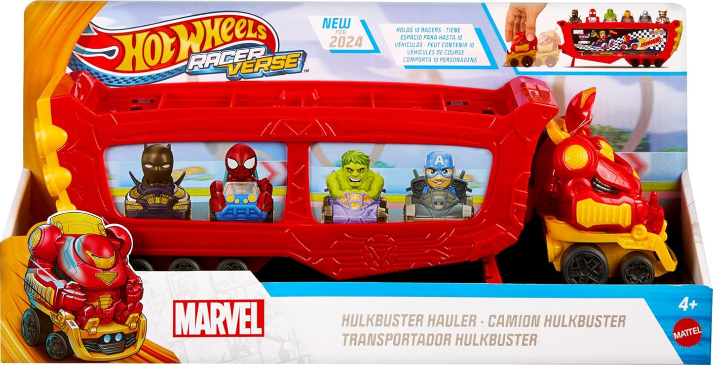 Vehículos de juguete Marvel “Hulkbuster Hauler” - Hot Wheels