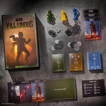 Star Wars Villainous - Juego de mesa de estrategia de Escoria y Villanía