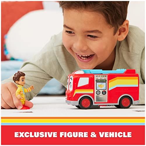 Figura de Acción y vehículo de camión de Bomberos - Disney Junior Firebuds