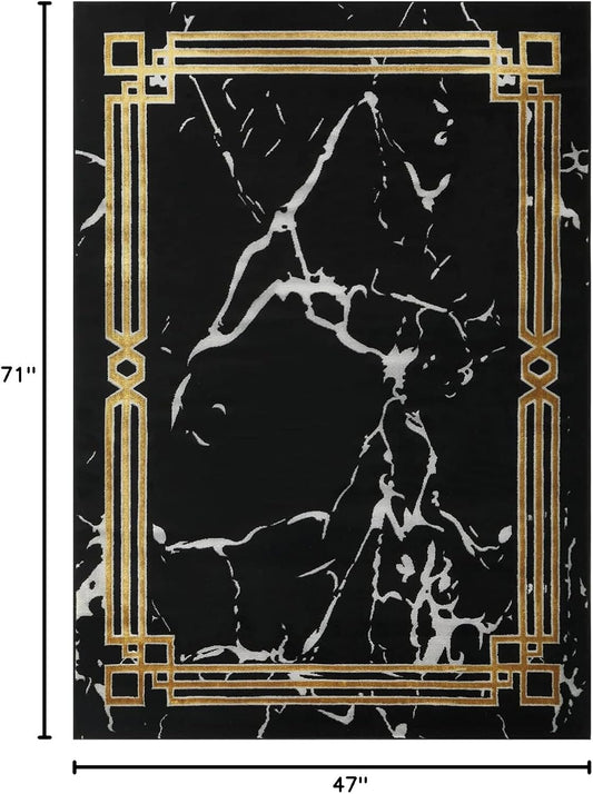 Alfombra interior Antep Rugs “Abstract Marble Geometric” 120 × 180 cm