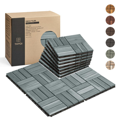 Baldosas Entrelazables para Exterior – Kit 10 Piezas Waterproof para Patio, Terraza y Piscina