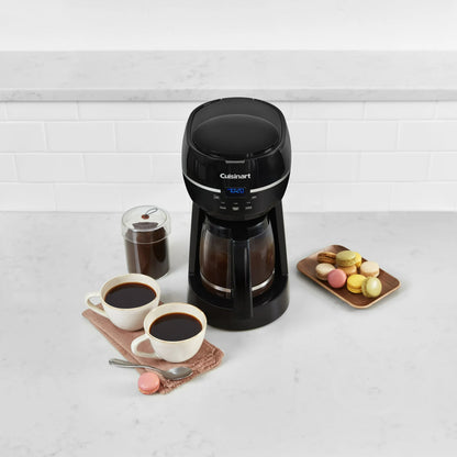 Cafetera Programable 12 Tazas Cuisinart DCC-1500TG – Jarra de Vidrio, Función “Brew Pause™” y Apagado Automático