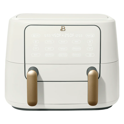 Freidora de Aire Beautiful™ TriZone de 9 QT – Dual-Zona para Cocinar Dos Alimentos a la Vez
