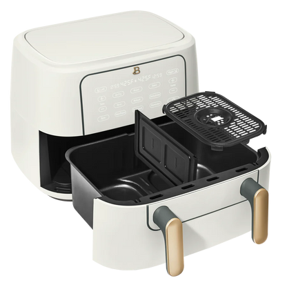 Freidora de Aire Beautiful™ TriZone de 9 QT – Dual-Zona para Cocinar Dos Alimentos a la Vez