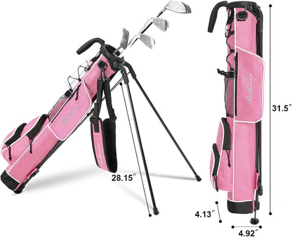 Bolsa de Golf de Pie RUTHNISSI Lightweight Stand Bag – Diseño Ergónomico con Correa Acolchada