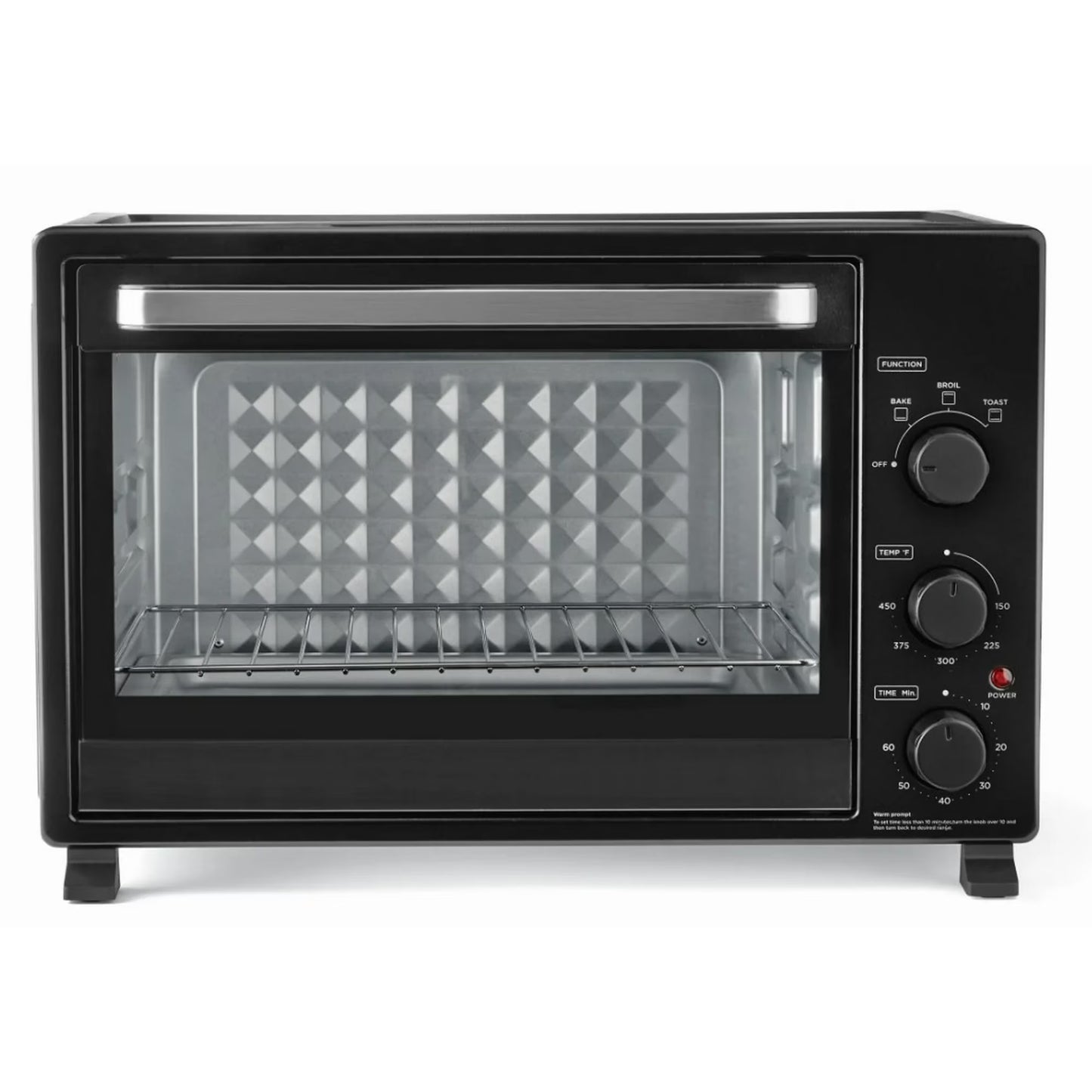 Horno Tostador XXL 32 L Mainstays – Capacidad 6 Rebanadas / 12″ Pizza, 1500 W