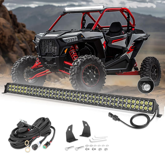 Barra LED Combo de Alta Potencia OFFROADTOWN – Iluminación Spot + Flood para 4 × 4, SUV & UTV