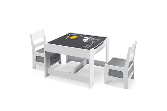 Set infantil Giantex de madera con mesa y  silla – con cajón de almacenamiento