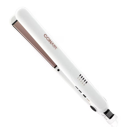 plancha de ceramica para cabello Conair, 5 configuraciones de calor