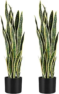 Planta Artificial Sansevieria de Piso – Decoración Elegante sin Mantenimiento