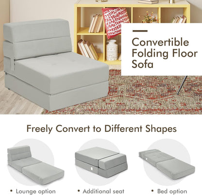 Sofa cama plegable convertible 3 en 1 COSTWAY