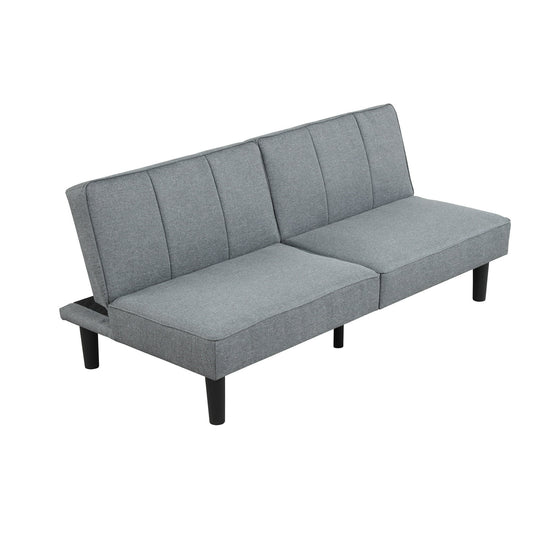 Sofa cama tipo futón gris