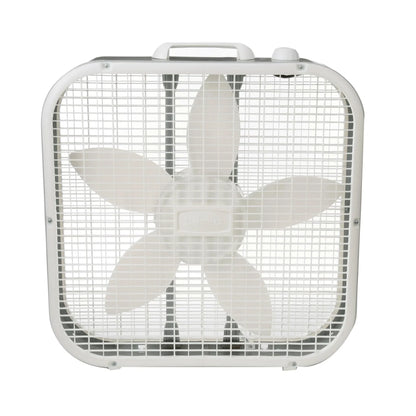 Ventilador de caja Lasko 20″ Classic – 3 velocidades, motor resistente al clima