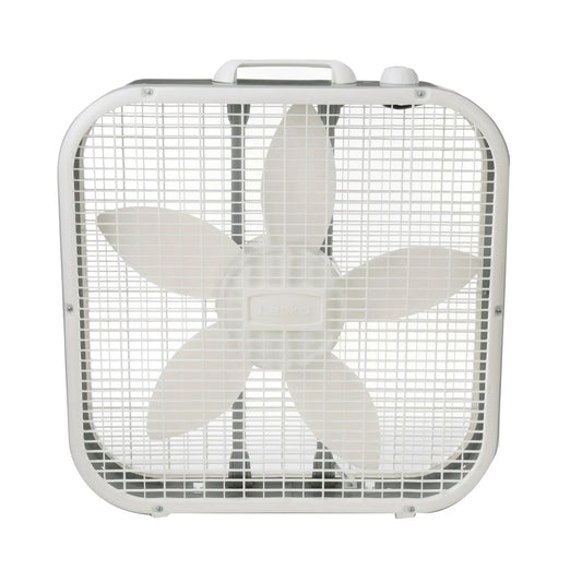 Ventilador de caja Lasko 20″ Classic – 3 velocidades, motor resistente al clima